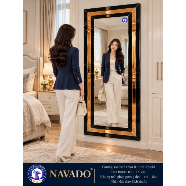Gương trang trí Round Shield NAVADO
