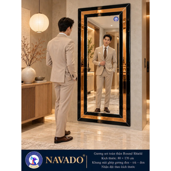 Gương trang trí Round Shield NAVADO