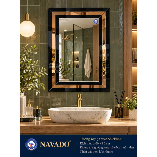 Gương phòng tắm Shielding NAVADO