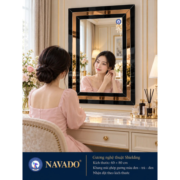 Gương bàn trang điểm Shielding NAVADO