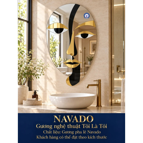 Gương phòng tắm nghệ thuật Tôi Là Tôi NAVADO