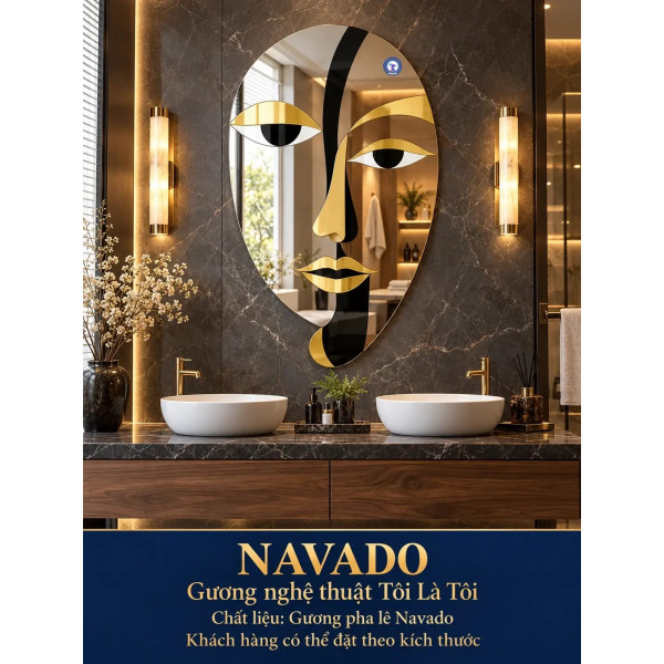 Gương phòng tắm nghệ thuật Tôi Là Tôi NAVADO