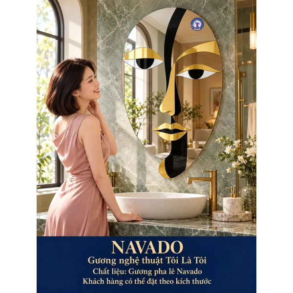 Gương phòng tắm nghệ thuật Tôi Là Tôi NAVADO
