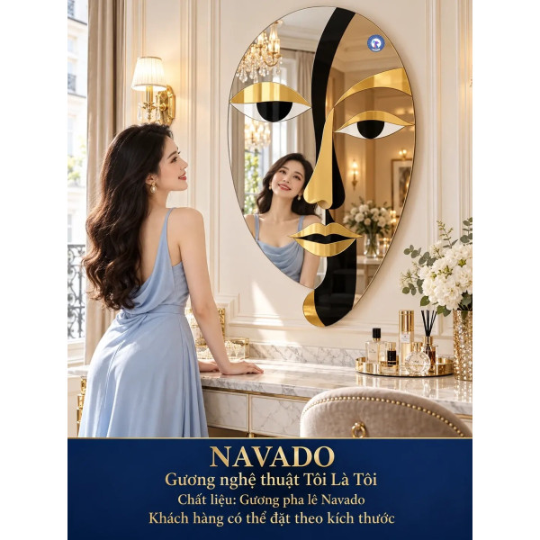 Gương bàn trang điểm nghệ thuật Tôi Là Tôi NAVADO