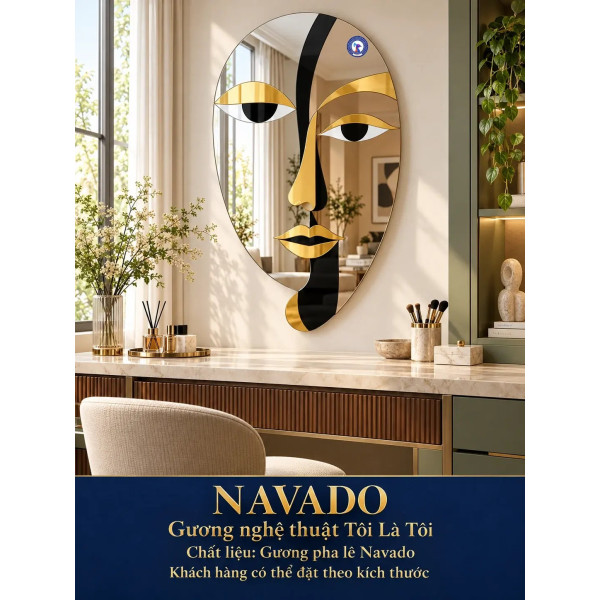 Gương bàn trang điểm nghệ thuật Tôi Là Tôi NAVADO
