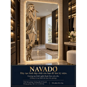 Gương soi toàn thân Chân Dung Nữ ghép NAVADO