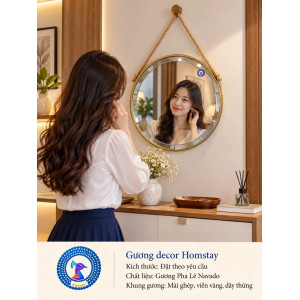 Gương trang trí Homestay NAVADO
