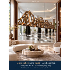 Gương nghệ thuật Cầu Long Biên NAVADO