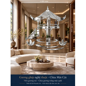 Gương nghệ thuật Chùa Một Cột NAVADO