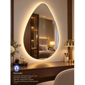 Gương bàn trang điểm Giọt Nước LED NAVADO
