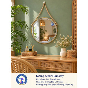Gương bàn trang điểm Homestay NAVADO