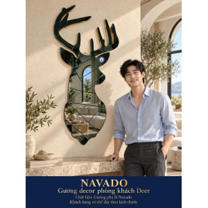 Gương nghệ thuật Deer NAVADO phòng khách