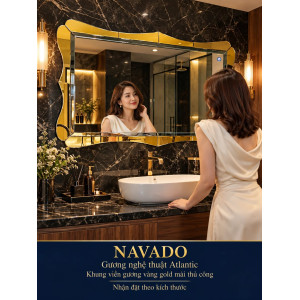Gương phòng tắm nghệ thuật Atlantic NAVADO