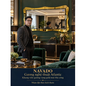 Gương nghệ thuật Atlantic NAVADO phòng khách
