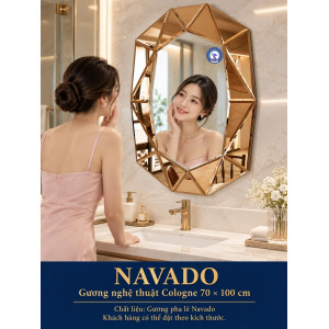 Gương phòng tắm Cologne NAVADO 70 x 100 cm