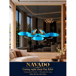 Gương nghệ thuật Dại Khờ NAVADO không LED