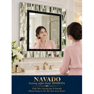 Gương phòng tắm nghệ thuật Minisota NAVADO