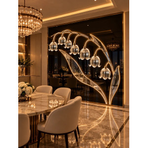 Gương nghệ thuật Hoa Chuông LED NAVADO