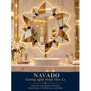 Gương phòng tắm Hoa Ly NAVADO