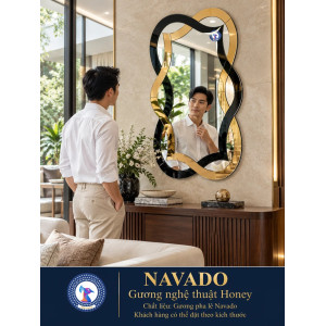 Gương nghệ thuật Honey NAVADO phòng khách