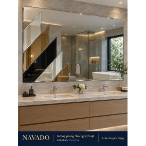 Gương phòng tắm Khối Chuyển Động NAVADO
