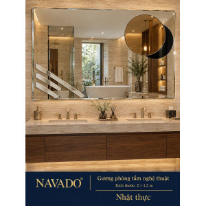 Gương phòng tắm nghệ thuật Nhật Thực NAVADO