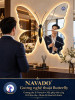 Gương nghệ thuật Butterfly NAVADO LED phòng khách