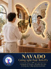 Gương nghệ thuật Butterfly NAVADO LED phòng khách