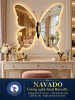 Gương bàn trang điểm Butterfly NAVADO ghép thủ công LED