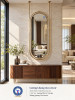 Gương trang trí khung inox decor NAVADO