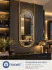Gương trang trí khung inox decor NAVADO