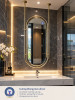 Gương phòng tắm khung inox decor NAVADO