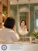 Gương phòng tắm khung inox decor NAVADO