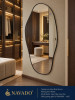 Gương soi toàn thân khung inox Black NAVADO