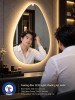 Gương bàn trang điểm Giọt Nước LED NAVADO