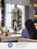 Gương bàn trang điểm khung inox decor NAVADO