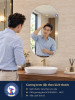 Gương phòng tắm tròn đặt theo kích thước NAVADO