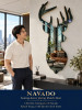 Gương nghệ thuật Deer NAVADO phòng khách