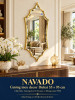 Gương trang trí khung inox Dubai NAVADO phòng khách