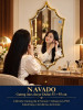Gương bàn trang điểm khung inox Dubai NAVADO