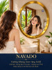 Gương phòng tắm inox vàng tròn NAVADO