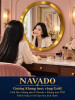 Gương bàn trang điểm inox vàng tròn NAVADO