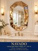 Gương phòng tắm Cologne NAVADO 70 x 100 cm