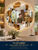 Gương nghệ thuật Hoa Trà NAVADO phòng khách