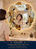 Gương nghệ thuật Hoa Trà NAVADO phòng khách