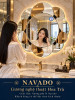 Gương nghệ thuật Hoa Trà NAVADO phòng khách