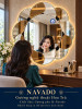 Gương nghệ thuật Hoa Trà NAVADO phòng khách