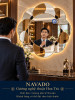 Gương nghệ thuật Hoa Trà NAVADO phòng khách