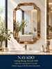 Gương phòng tắm khung NAVADO M01 60 x 80 cm