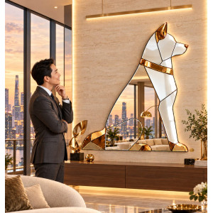 Gương nghệ thuật Hachiko NAVADO